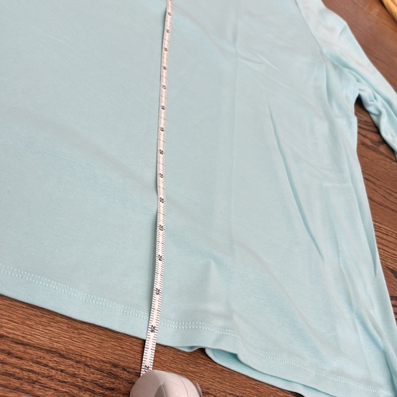 Talbots The Talbots Tee in Opal Blue, 100% Cotton, 3X, NWT - Picture 7 of 10